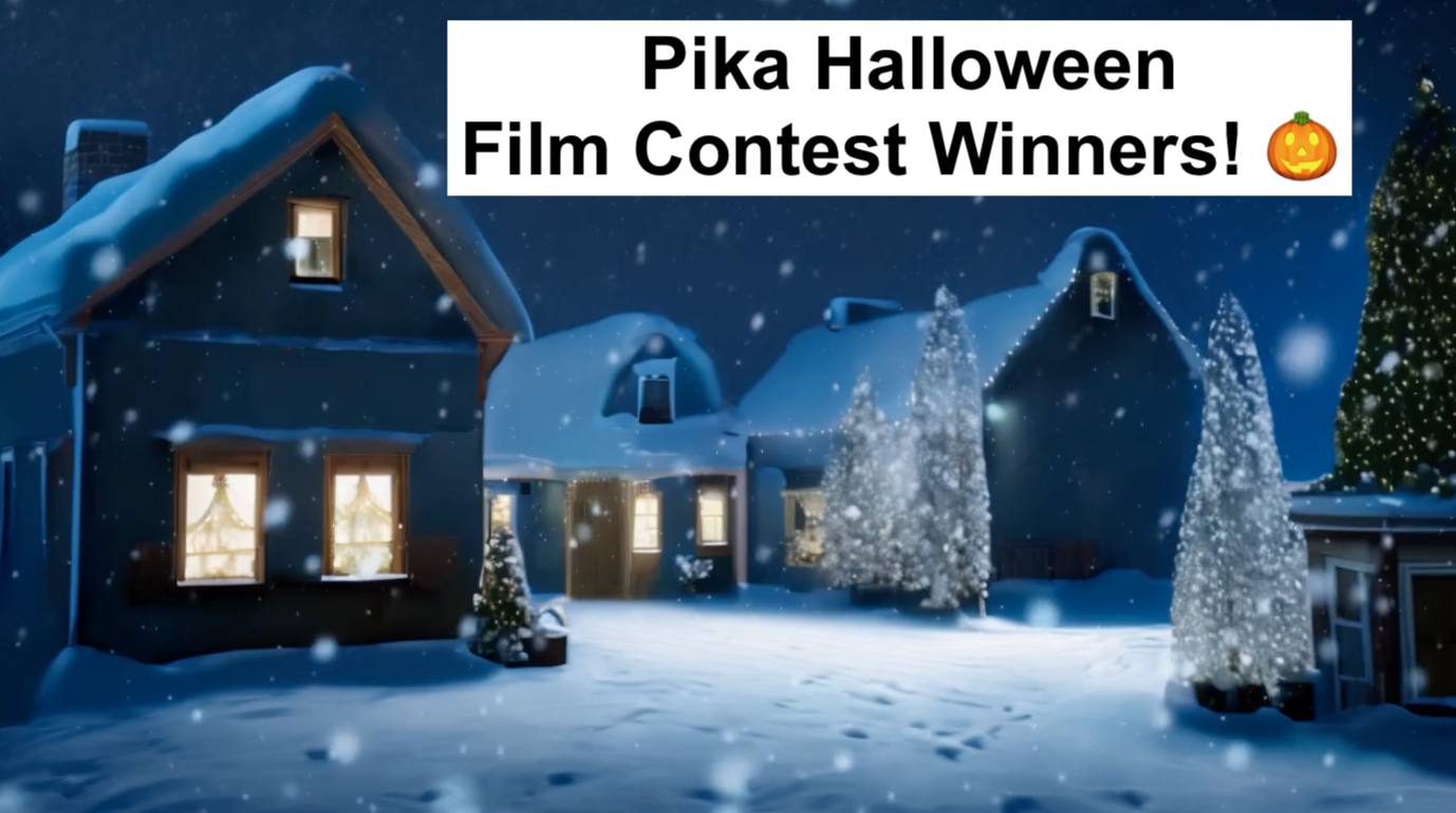 Pika Halloween Film Contest Winners